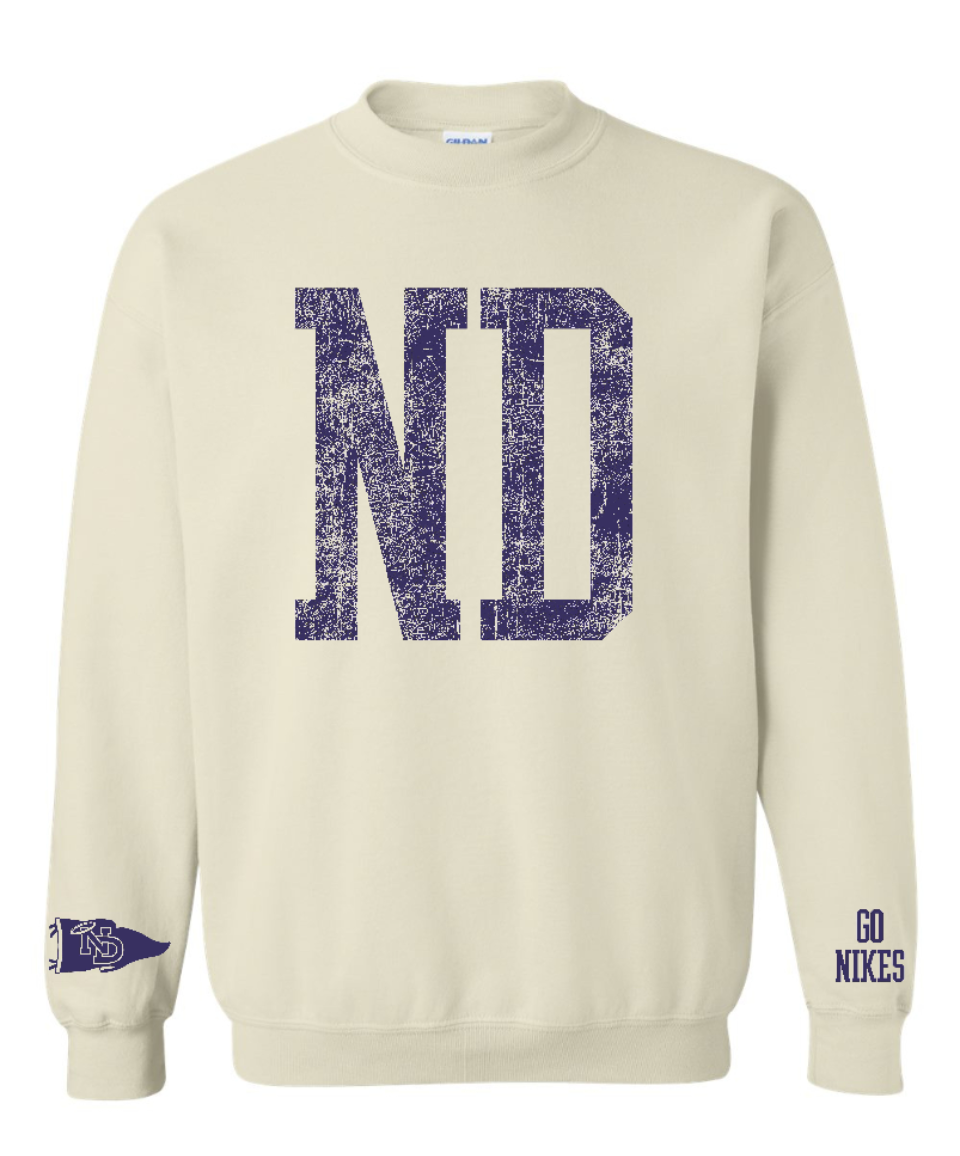 ND Boosters 2025 Crew Sweatshirt