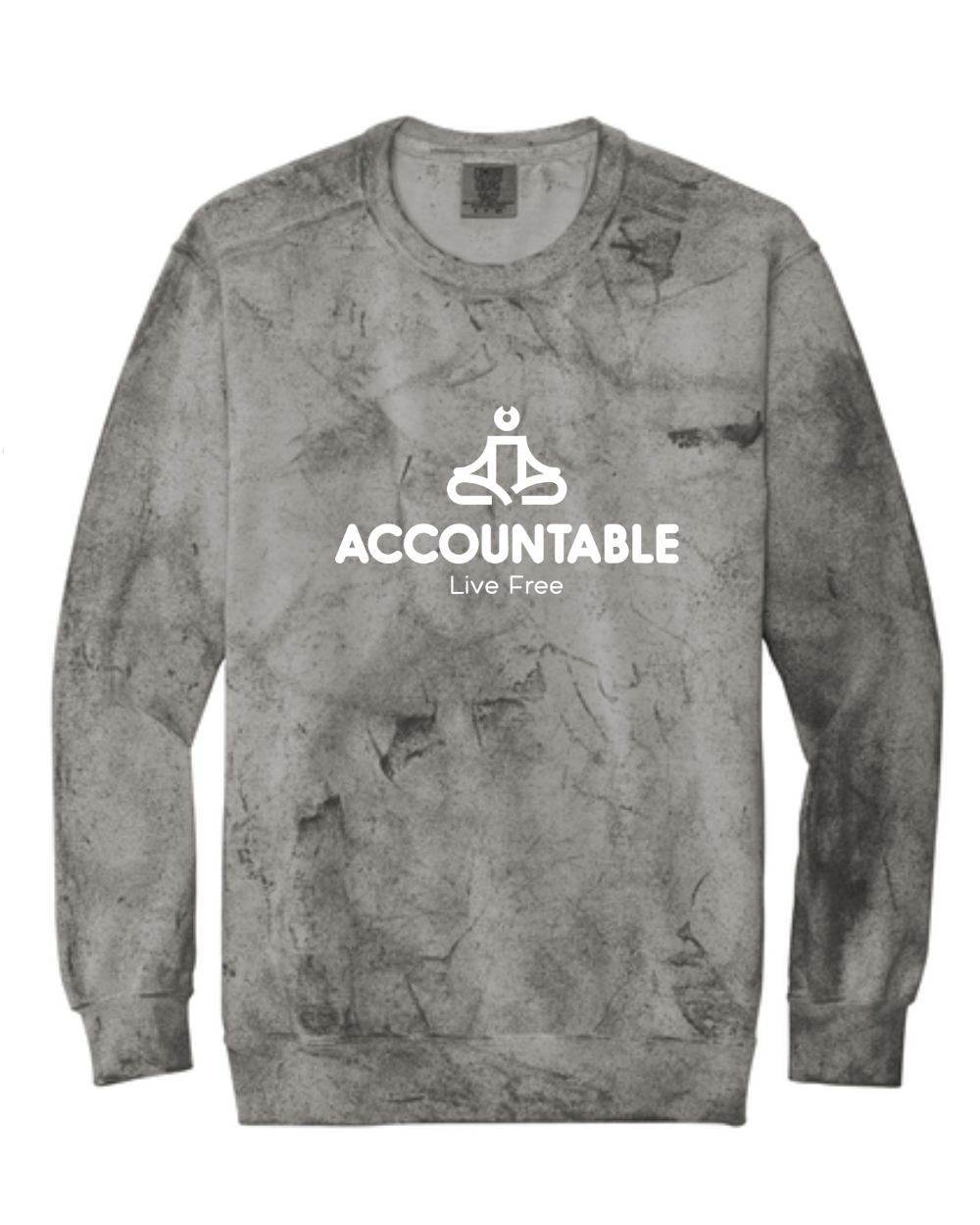 Live Free Colorblast Crew Sweatshirt