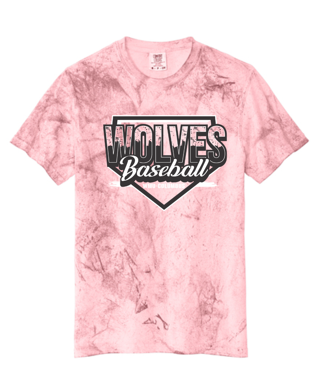 WMU-CJ Baseball Colorblast T-Shirt