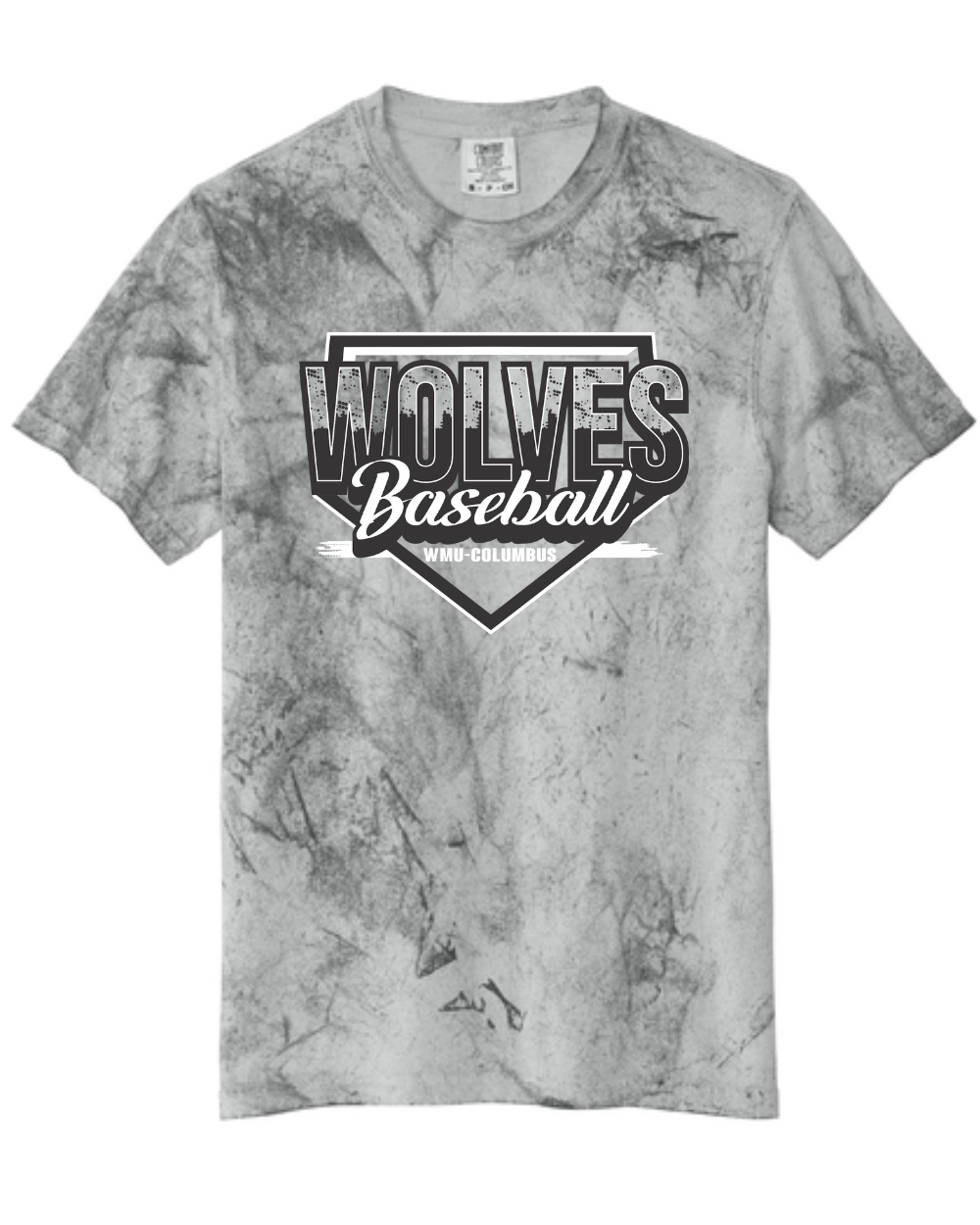 WMU-CJ Baseball Colorblast T-Shirt
