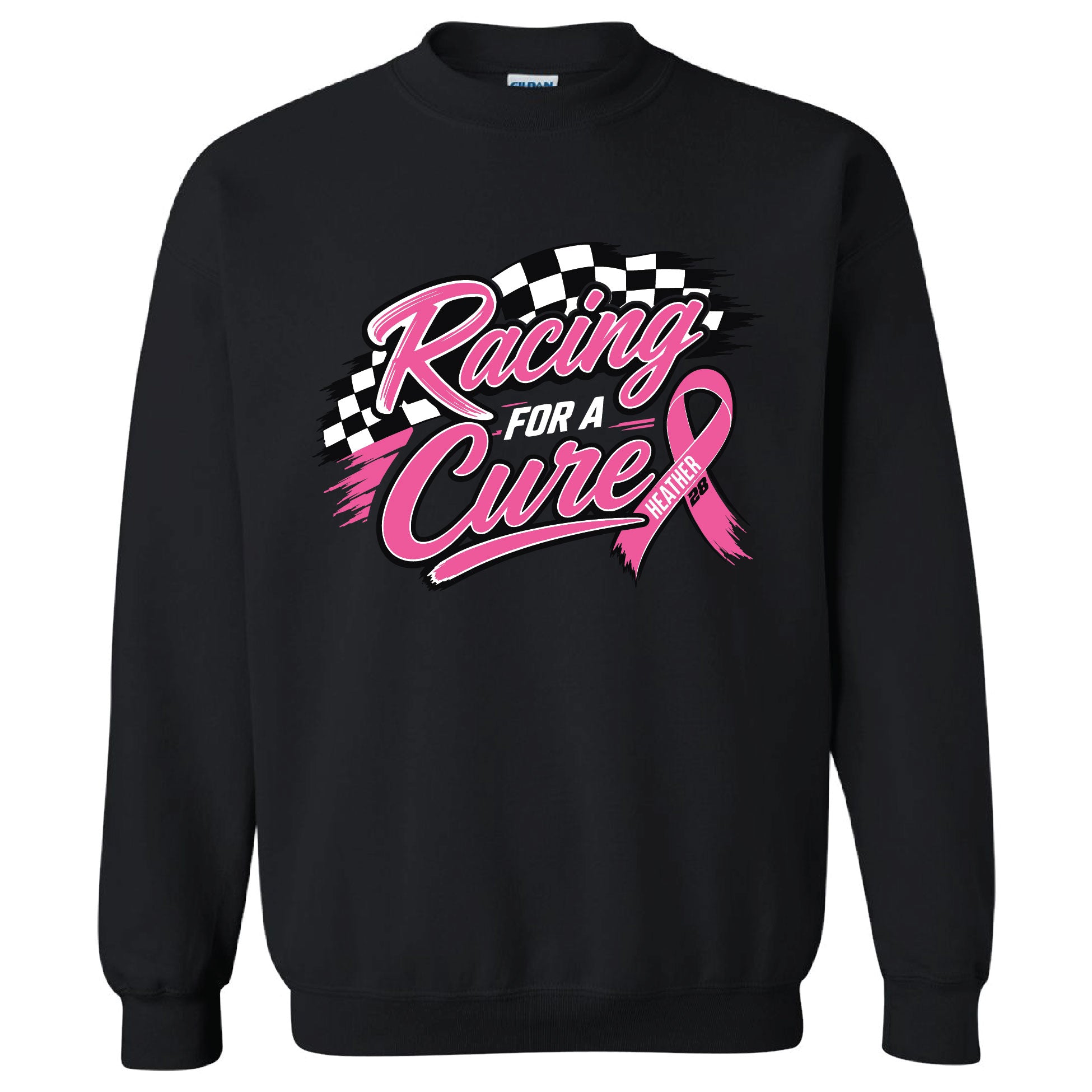 Racing for a Cure Crew Sweatshirt