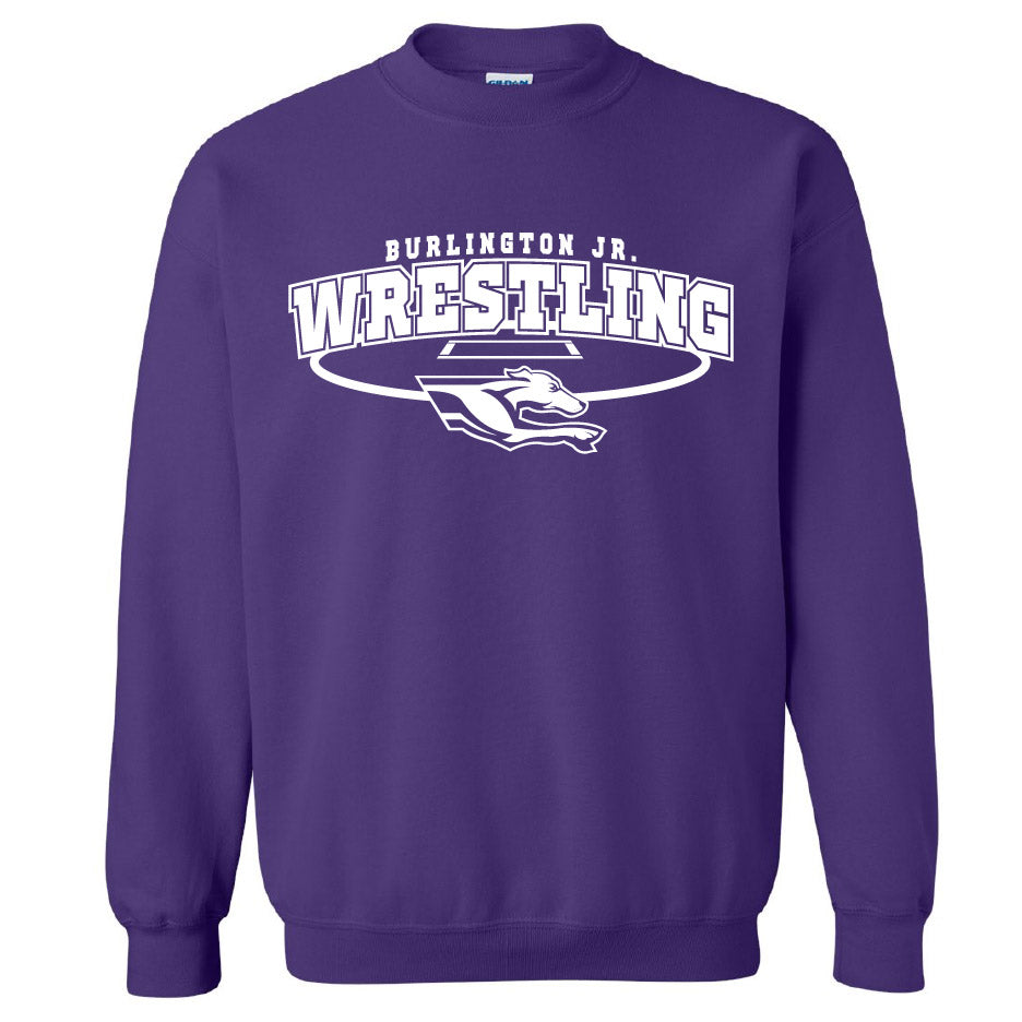 Burlington Jr. Wrestling Crew Sweatshirt