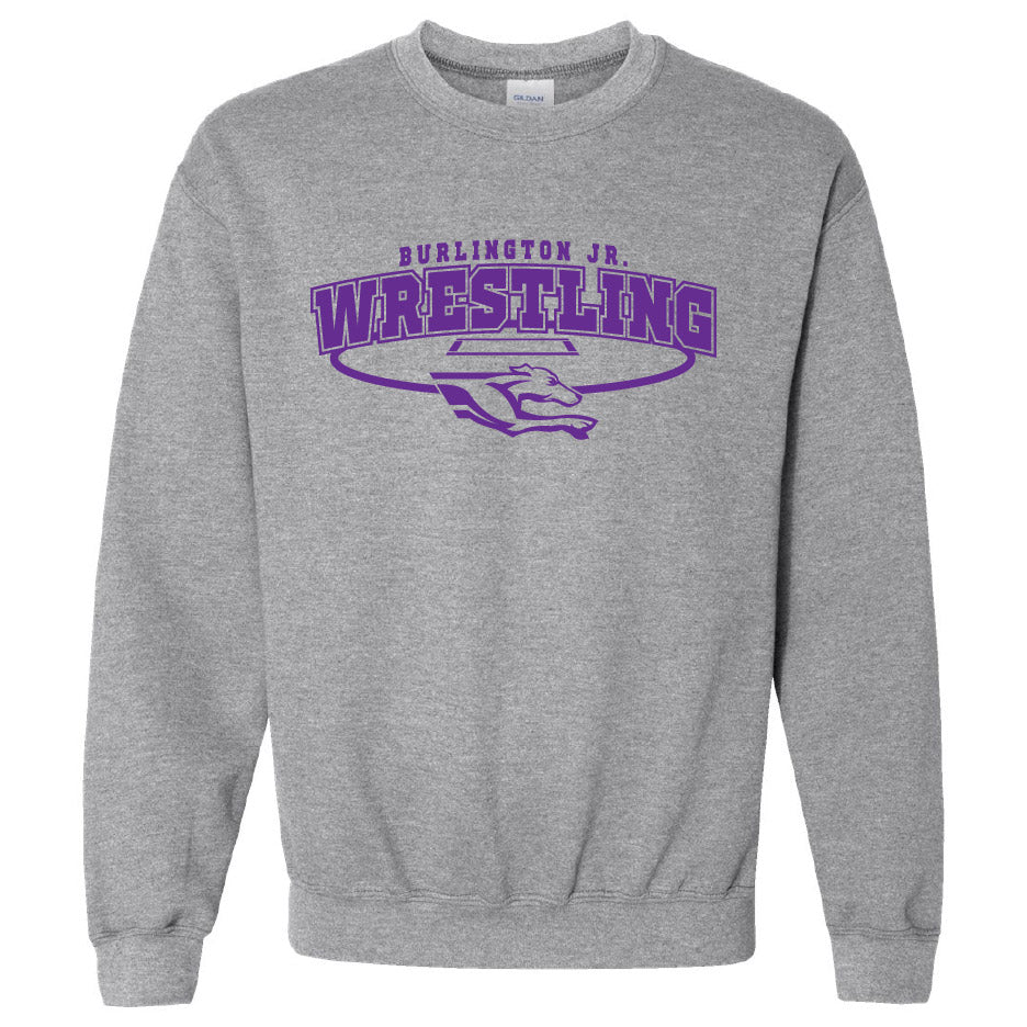 Burlington Jr. Wrestling Crew Sweatshirt