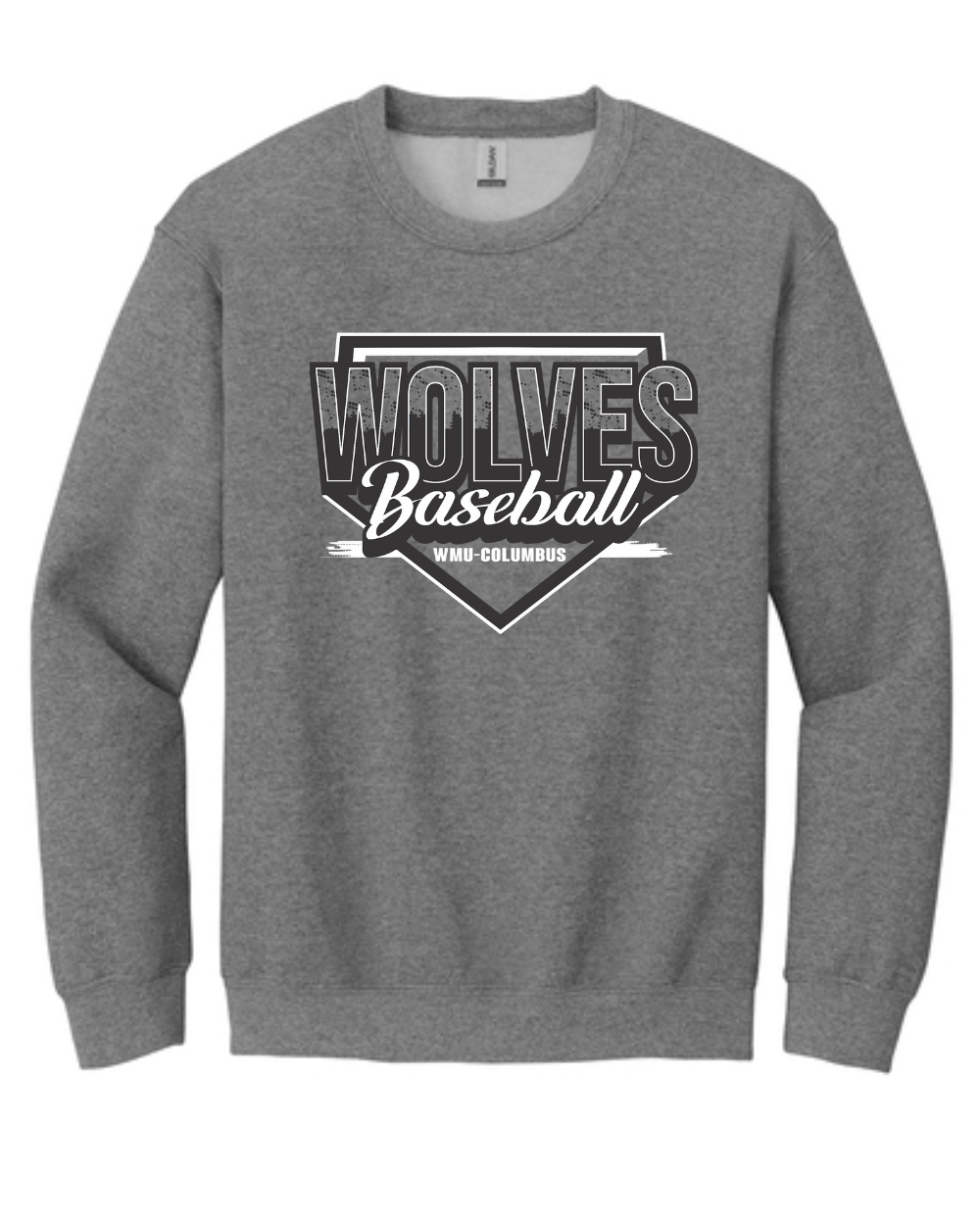 WMU-CJ Baseball Crew Sweatshirt