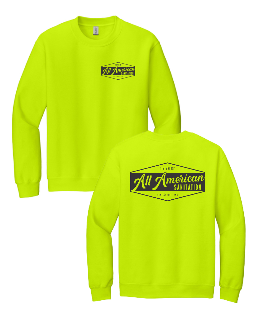 All American Sanitation Crew Sweatshirt
