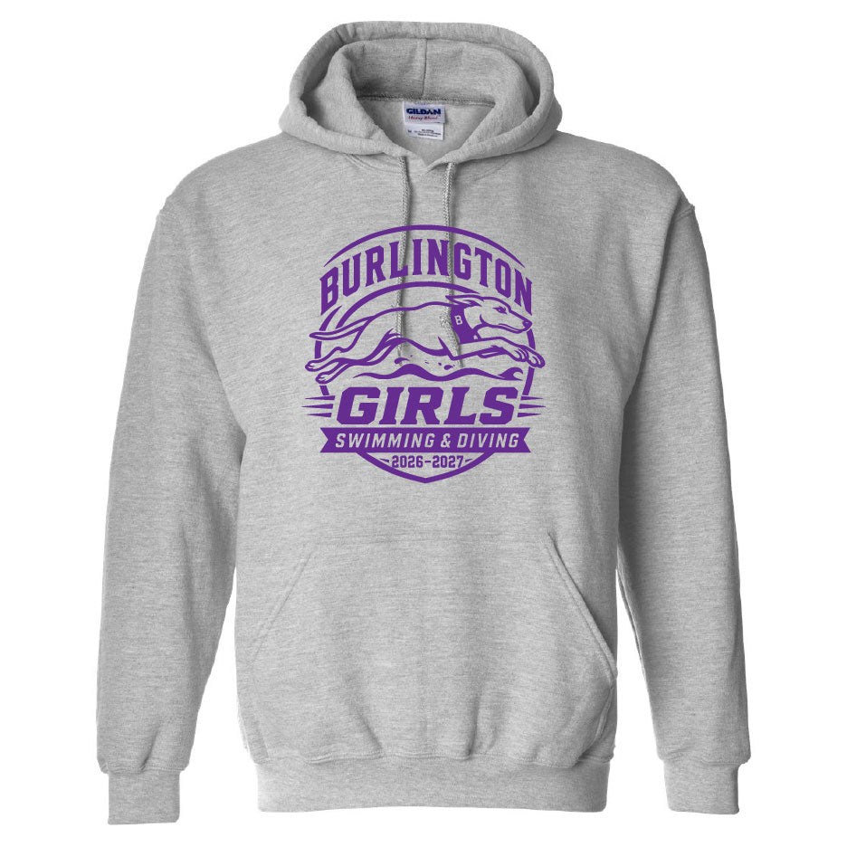 BHS Swim 2026 Hooded Sweatshirt