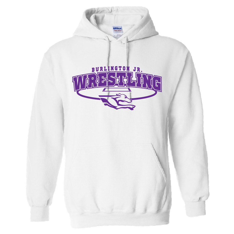 Burlington Jr. Wrestling Hood