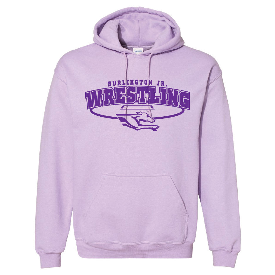 Burlington Jr. Wrestling Hood