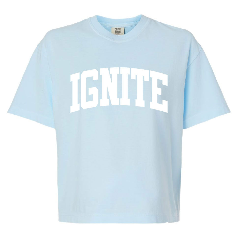 Ignite 2026 Comfort Color Crop Tee