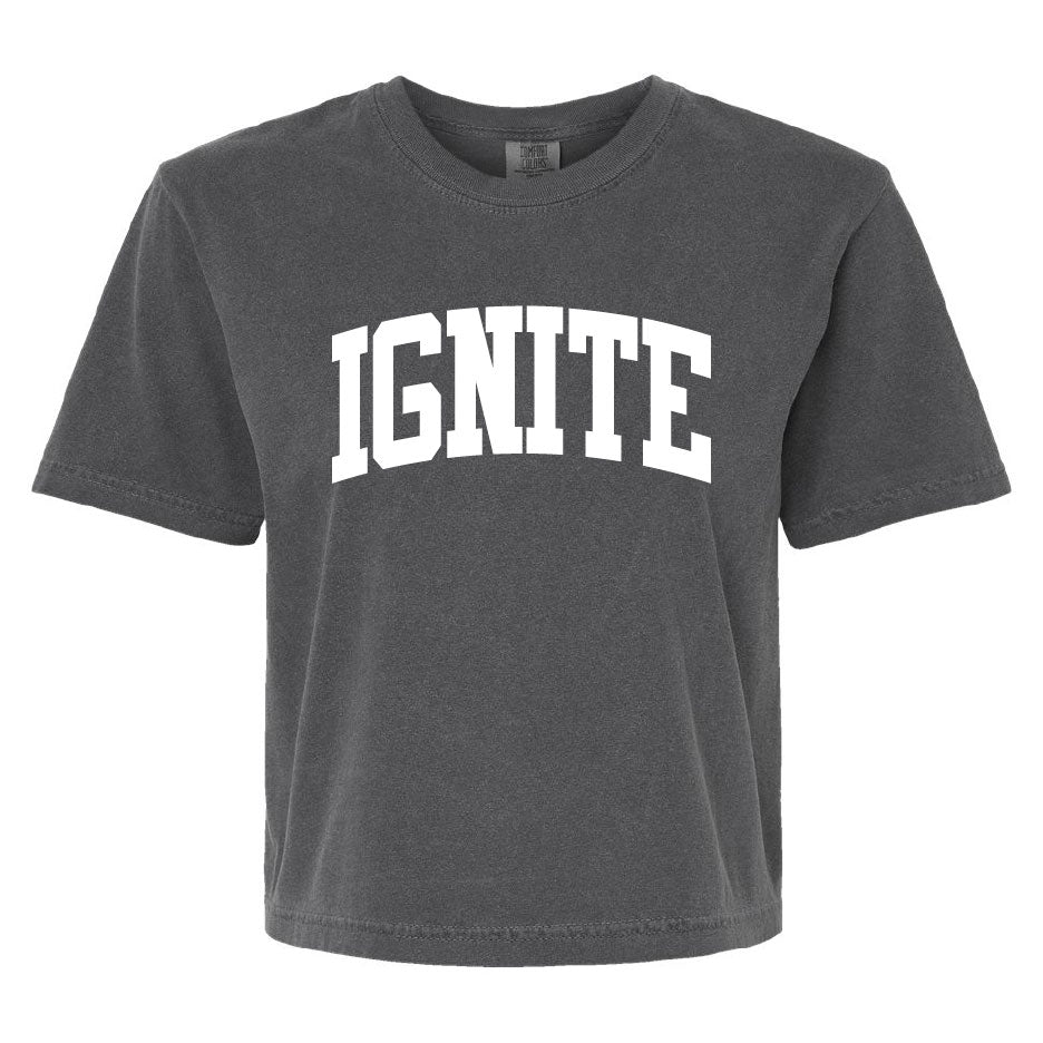 Ignite 2026 Comfort Color Crop Tee