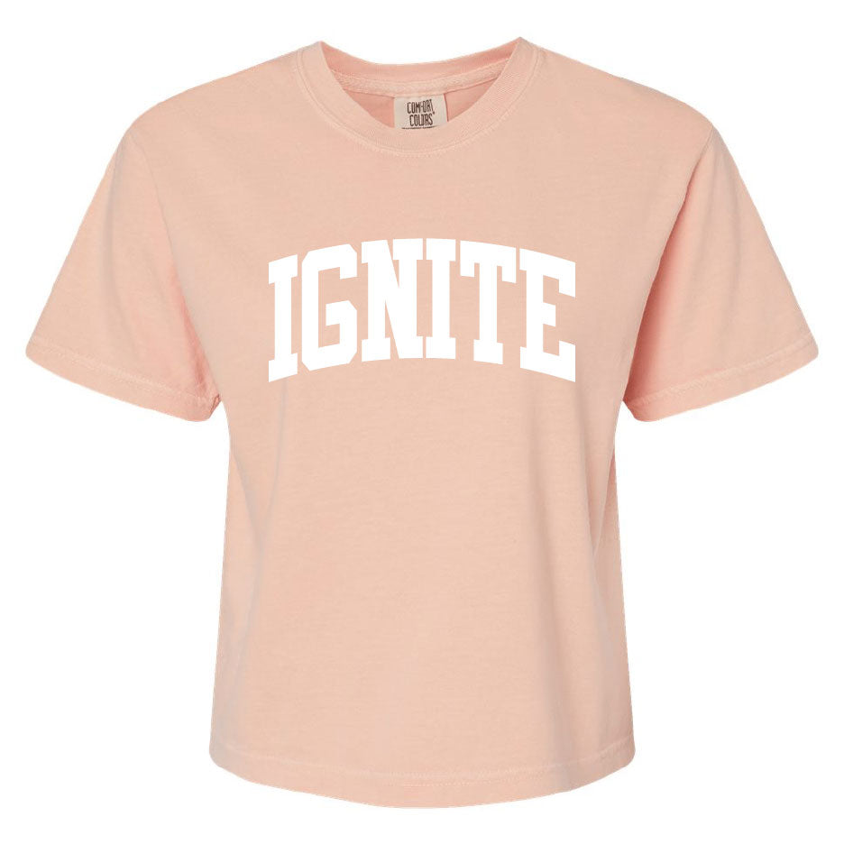 Ignite 2026 Comfort Color Crop Tee