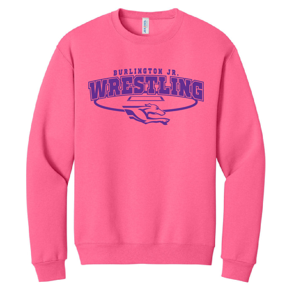 Burlington Jr. Wrestling Crew Sweatshirt