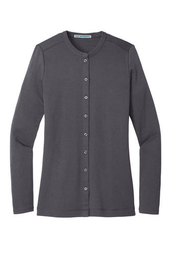 F&M Bank & Trust Ladies Concept Stretch Button-Front Cardigan