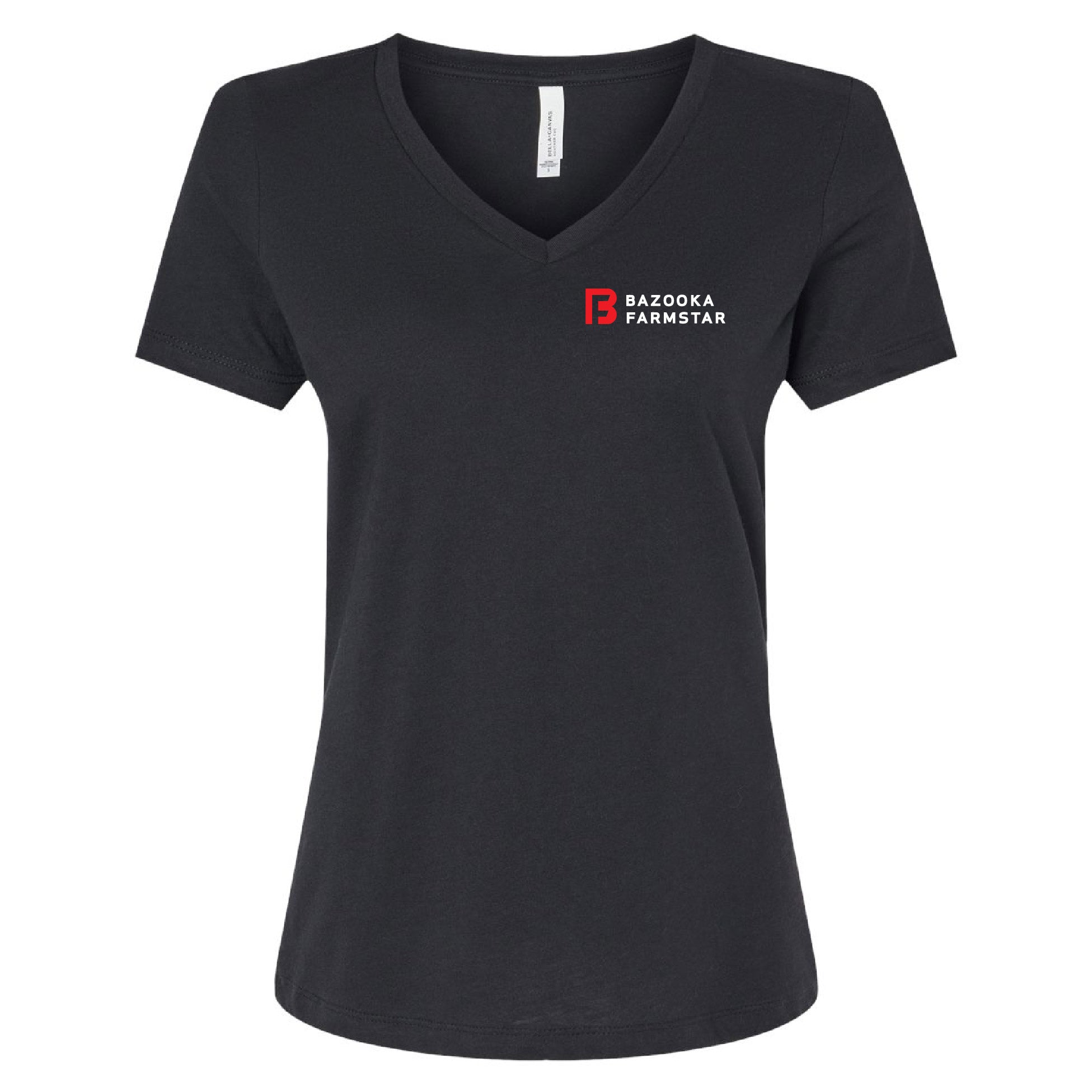 Bazooka Farmstar Women's Relaxed Heather V-Neck T-Shirt