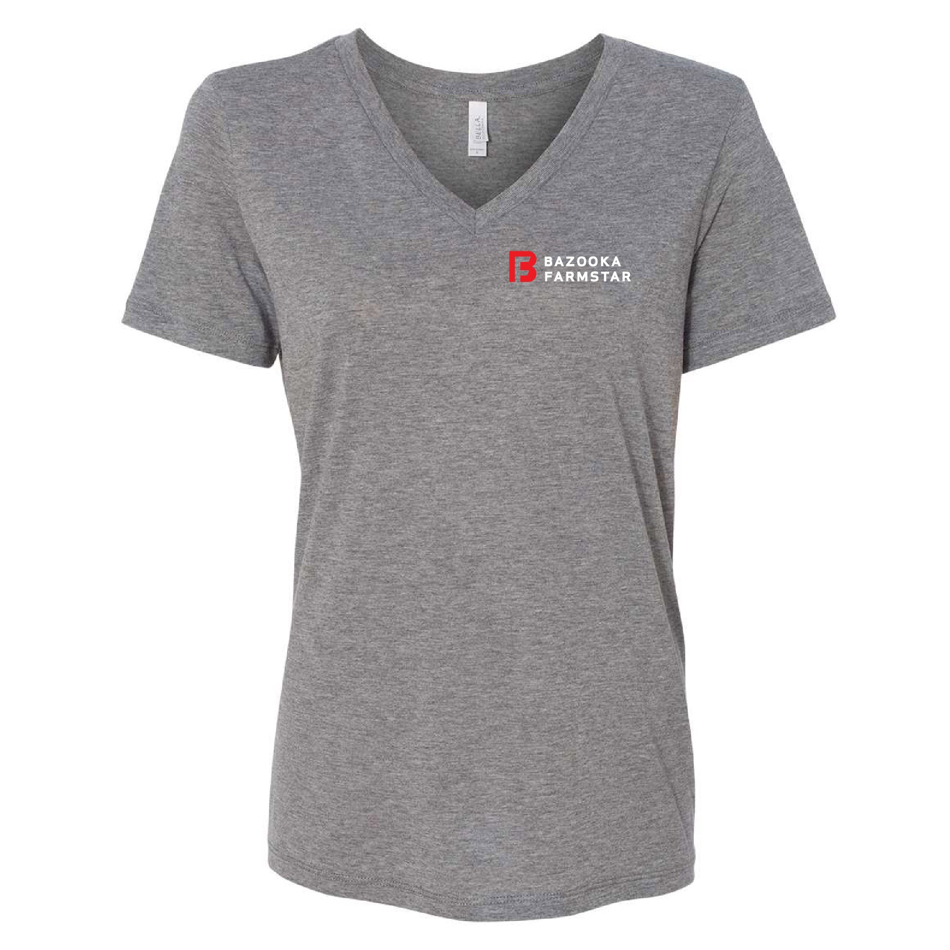 Bazooka Farmstar Women's Relaxed Triblend V-Neck T-Shirt