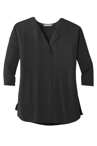 F&M Bank & Trust Ladies Concept 3/4-Sleeve Soft Split Neck Top