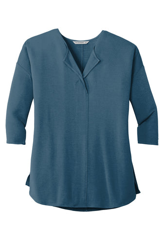 F&M Bank & Trust Ladies Concept 3/4-Sleeve Soft Split Neck Top