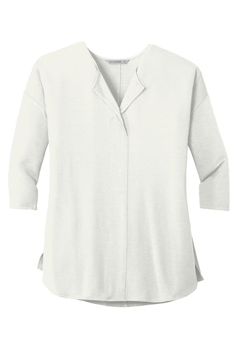 F&M Bank & Trust Ladies Concept 3/4-Sleeve Soft Split Neck Top