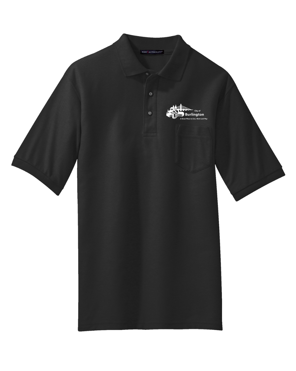 City of Burl Tall Pocket Polo