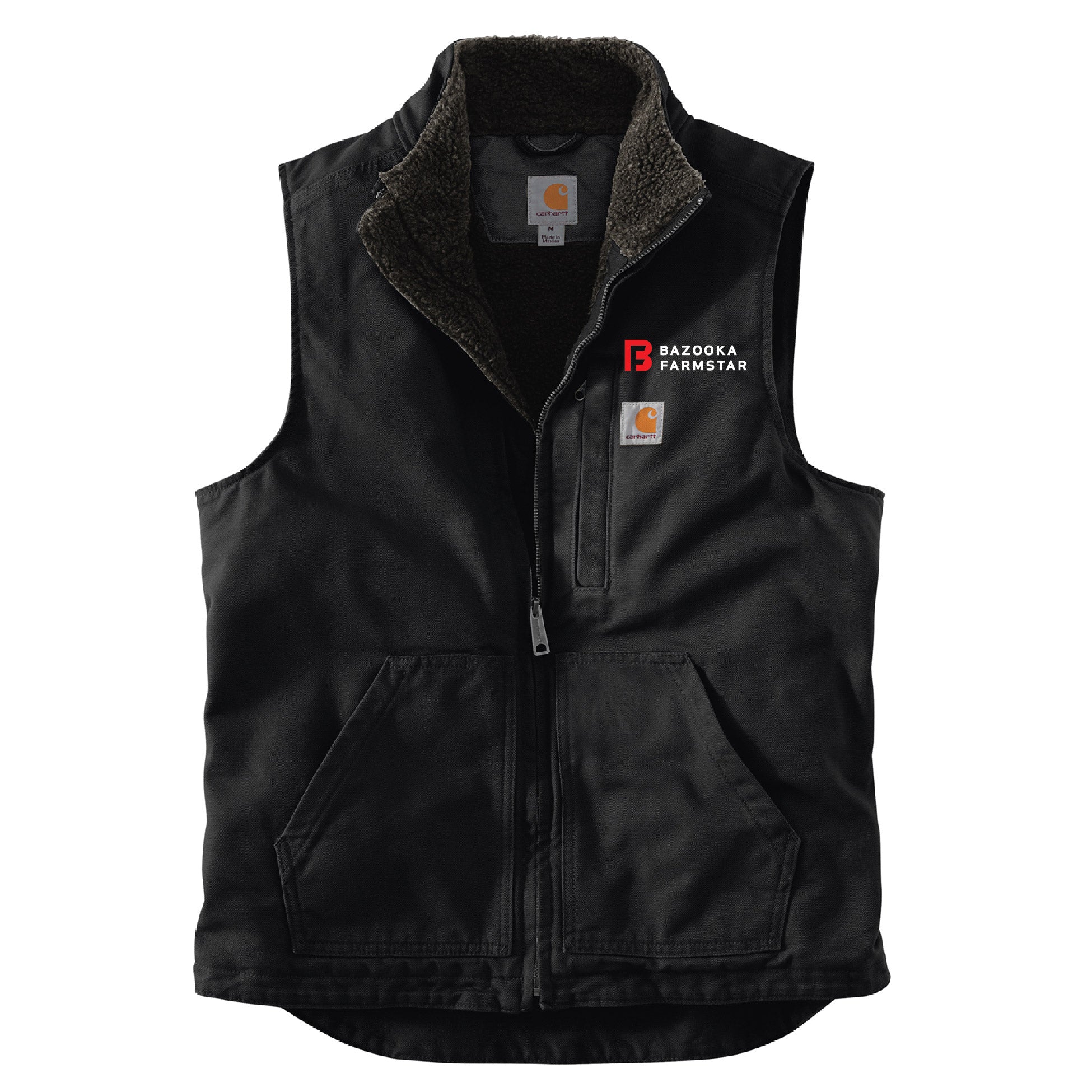 Bazooka Farmstar Sherpa-Lined Mock Neck Vest
