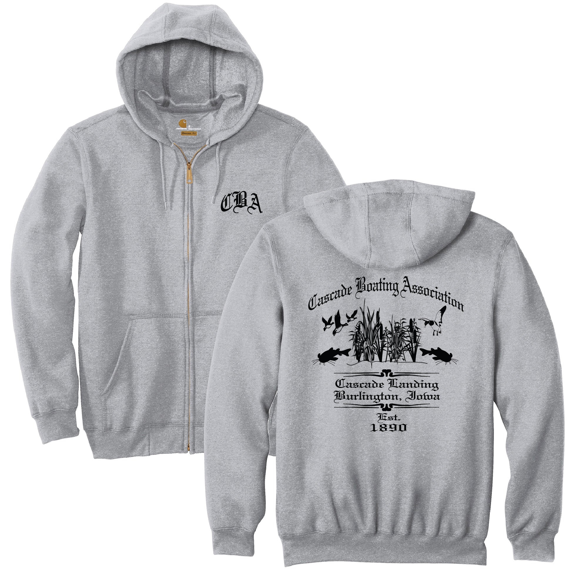 CBA 2026 Carhartt Zip-Up Hood