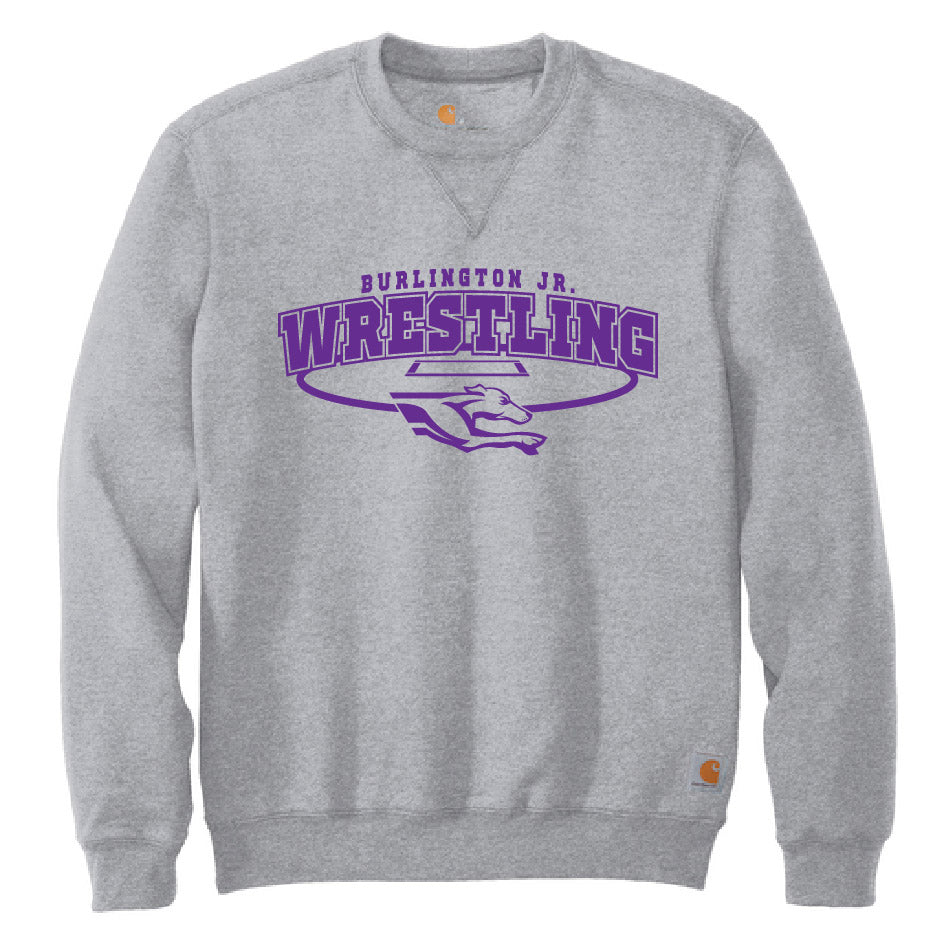 Burlington Jr. Wrestling Carhartt Crew Sweatshirt