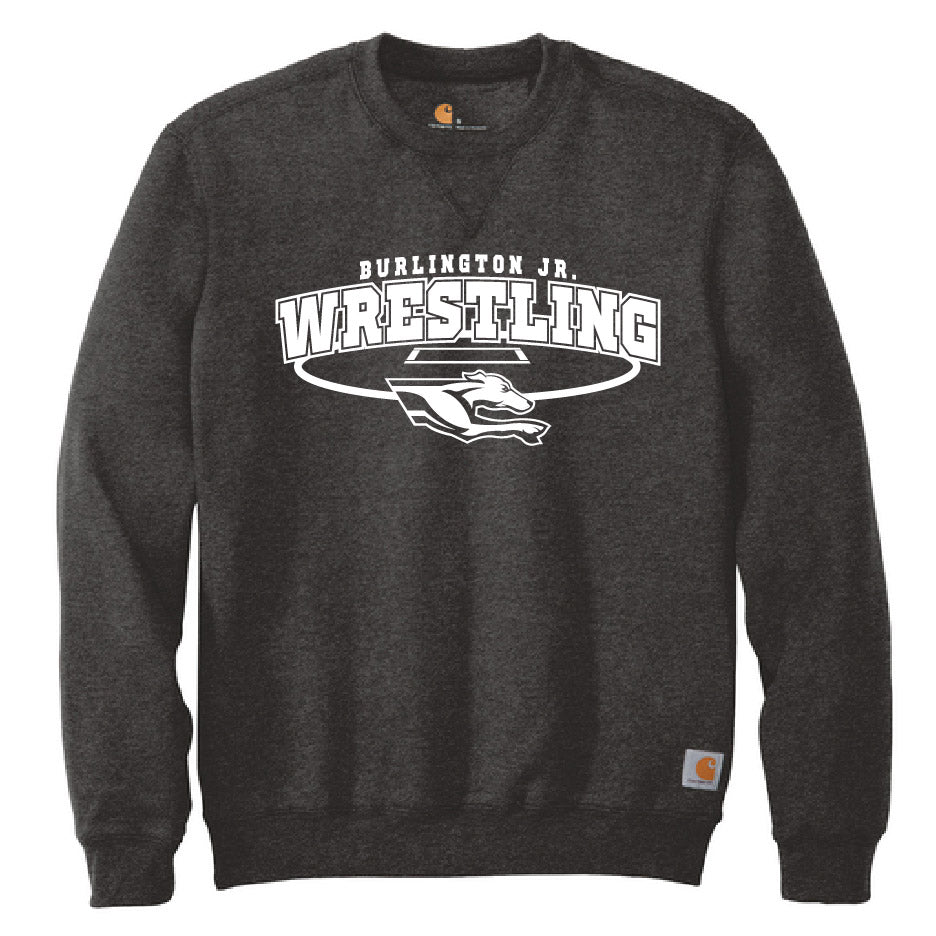 Burlington Jr. Wrestling Carhartt Crew Sweatshirt