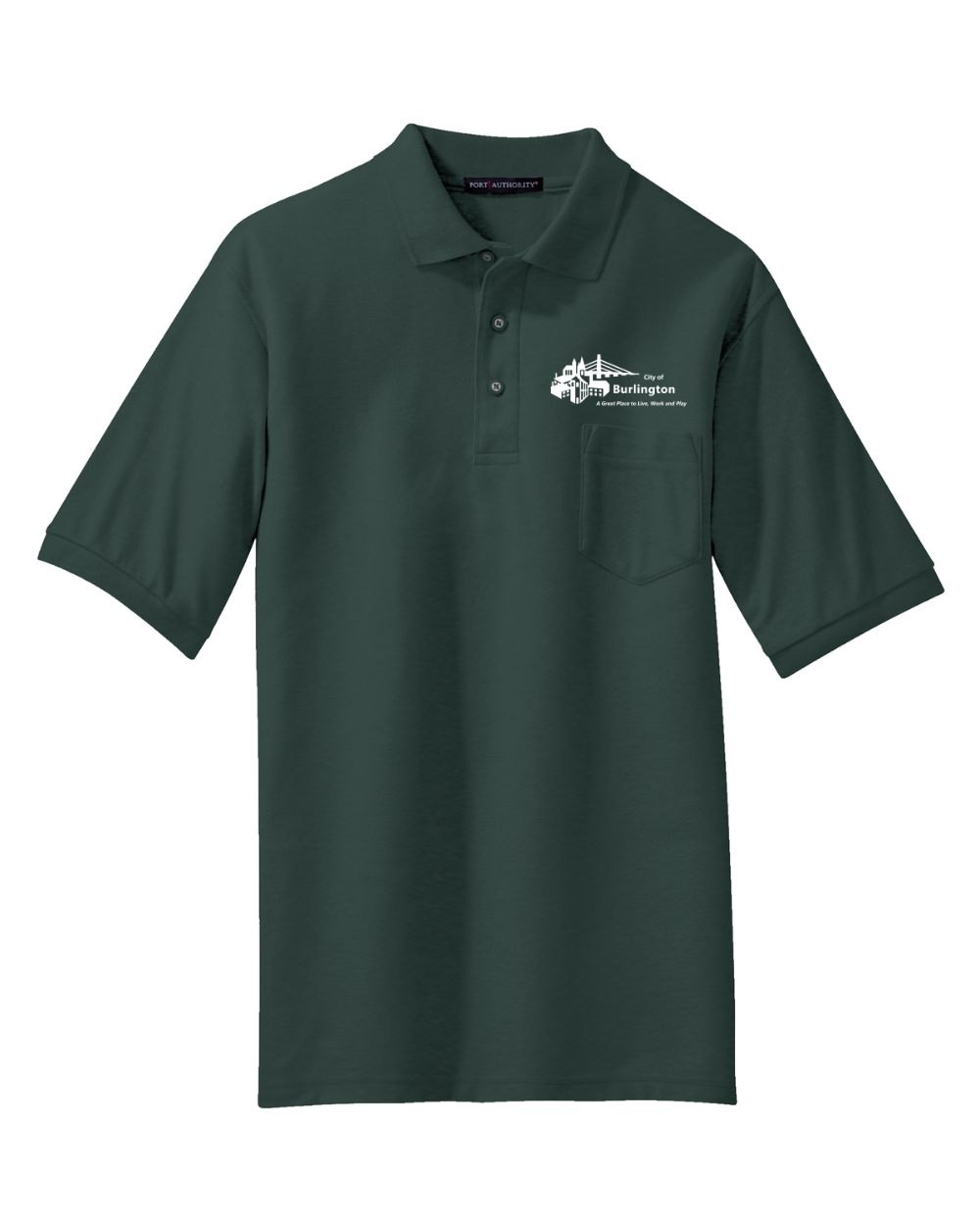 City of Burl Tall Pocket Polo