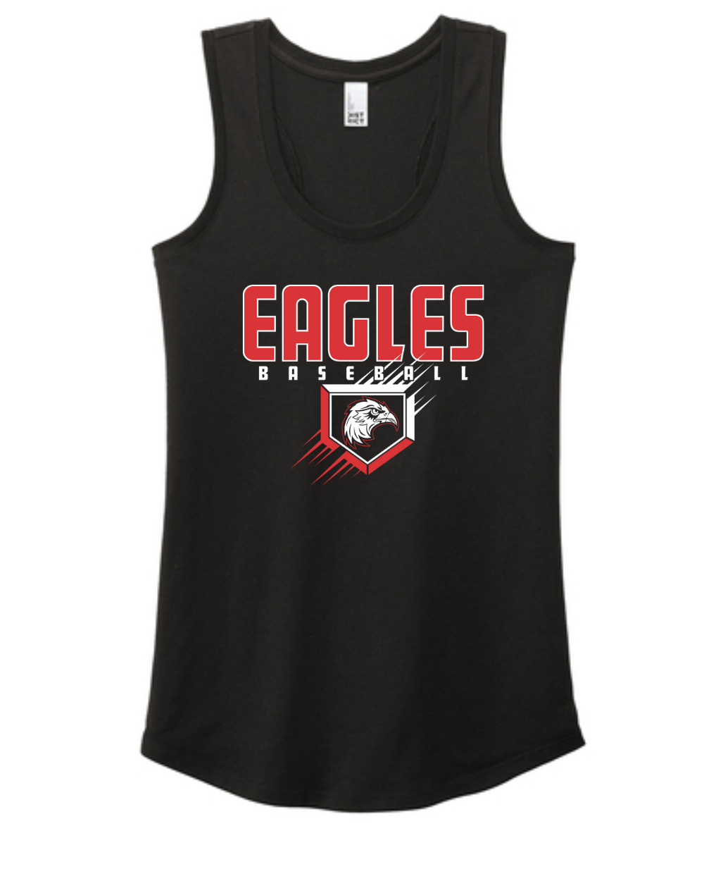 Eagles Baseball Ladies Racerback Tank