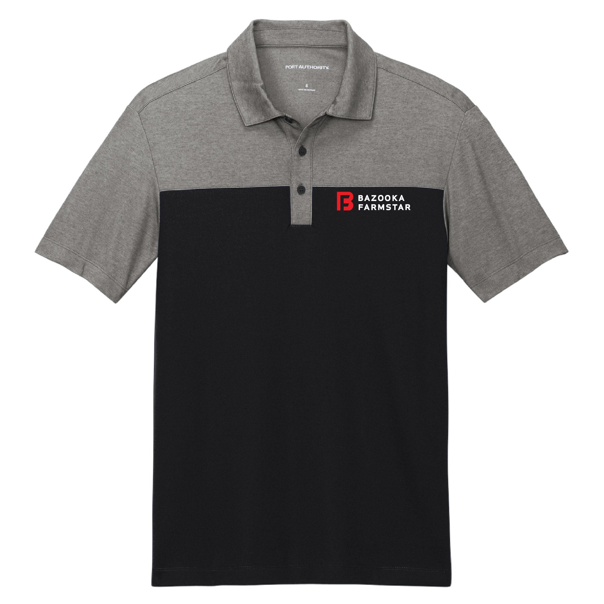 Bazooka Farmstar Fine Pique Blend Blocked Polo