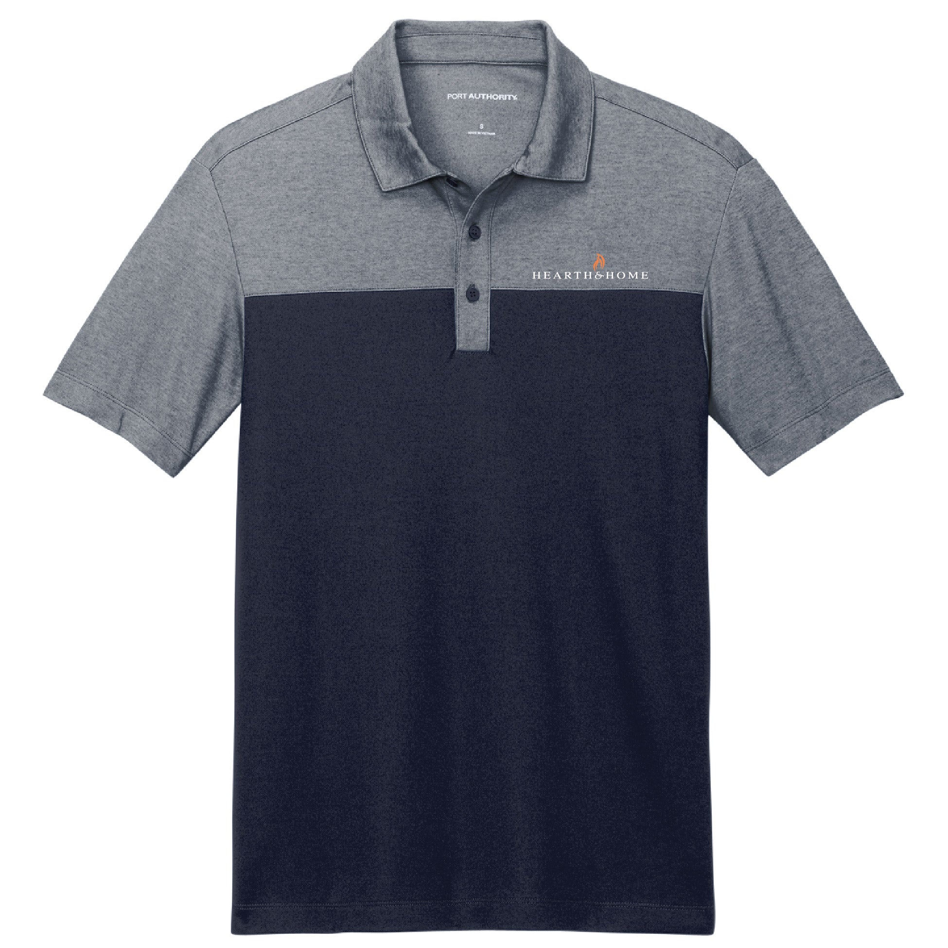 HHT 2022 Fine Pique Blend Blocked Polo