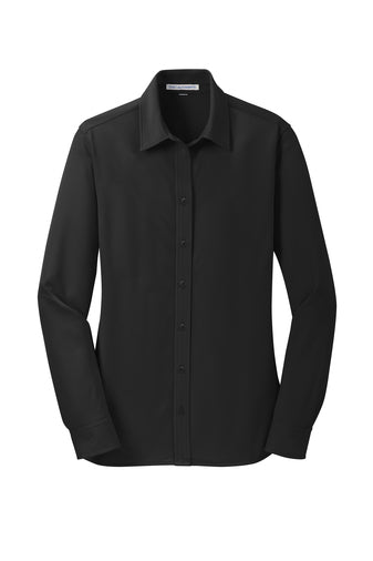 Danville State Savings Bank Ladies Dimension Knit Dress Shirt