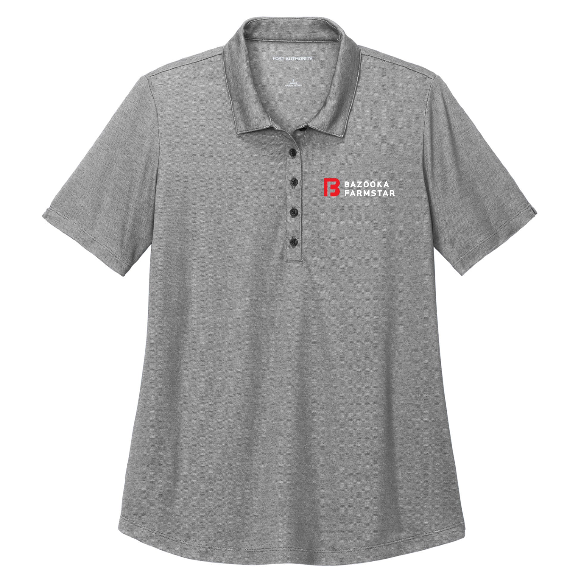 Bazooka Farmstar Ladies Fine Pique Blend Polo