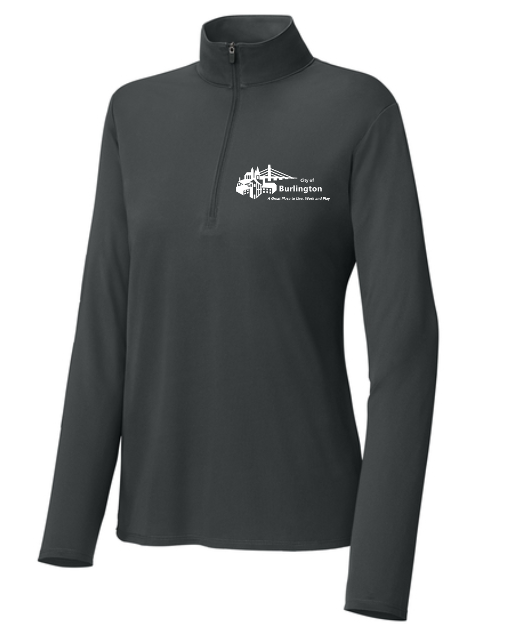 City of Burlington Ladies 1/4 Zip