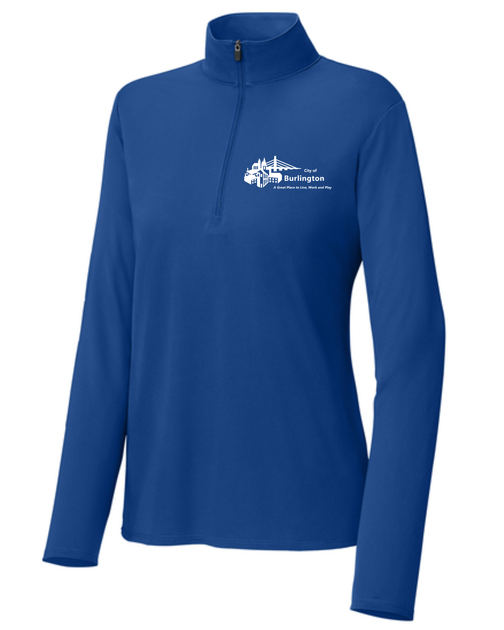 City of Burlington Ladies 1/4 Zip