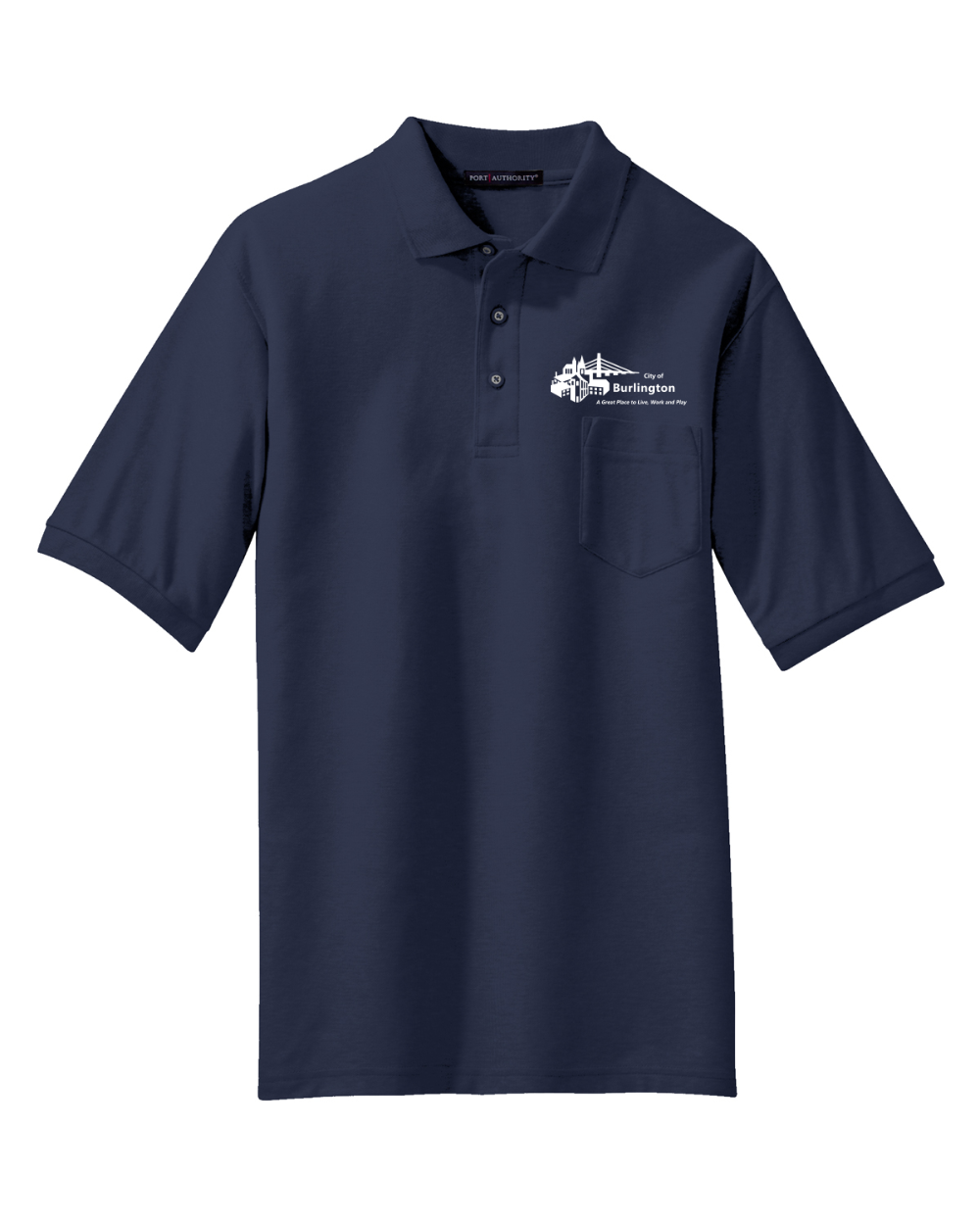 City of Burl Tall Pocket Polo
