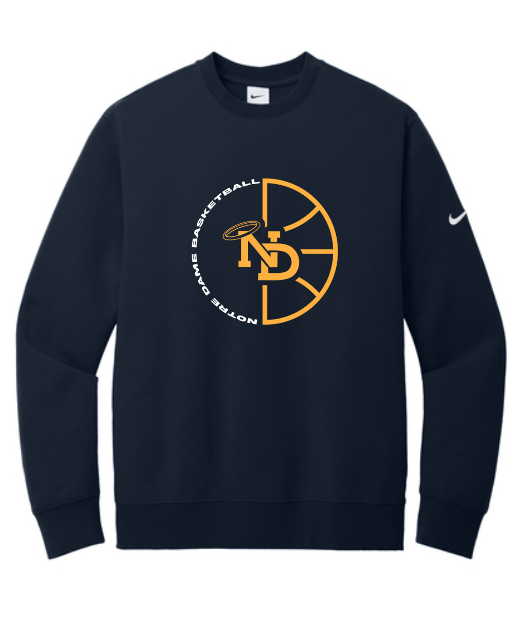 ND Boys BB 2025 Nike Crew Sweatshirt