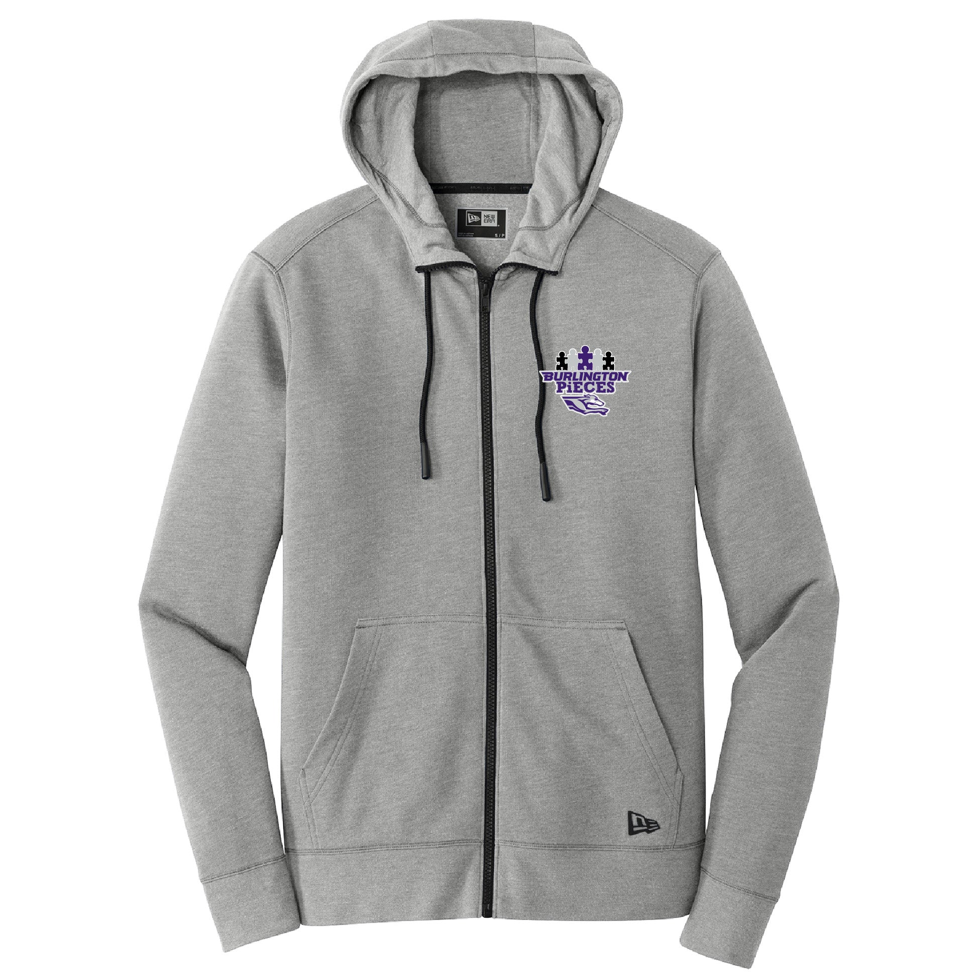 BCSD PiECES 2023 Tri-Blend Fleece Full-Zip Hood