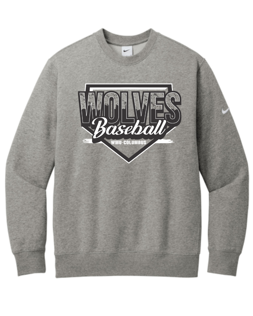 WMU-CJ Baseball Nike Crew Sweatshirt