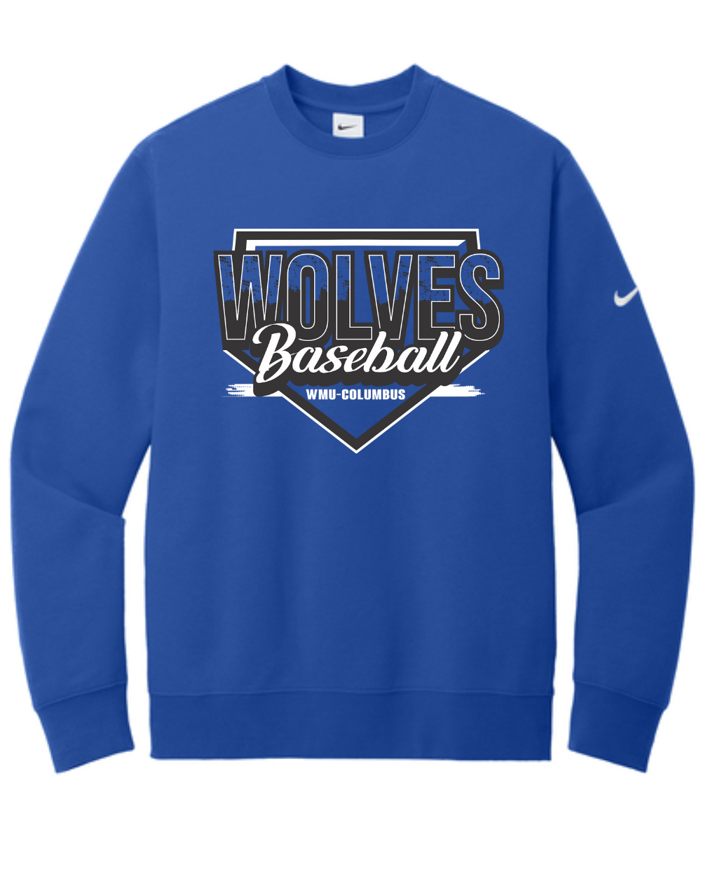 WMU-CJ Baseball Nike Crew Sweatshirt