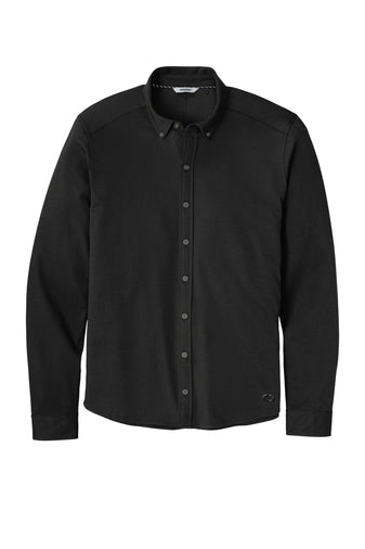 Danville State Savings Bank Code Stretch Long Sleeve Button-Up