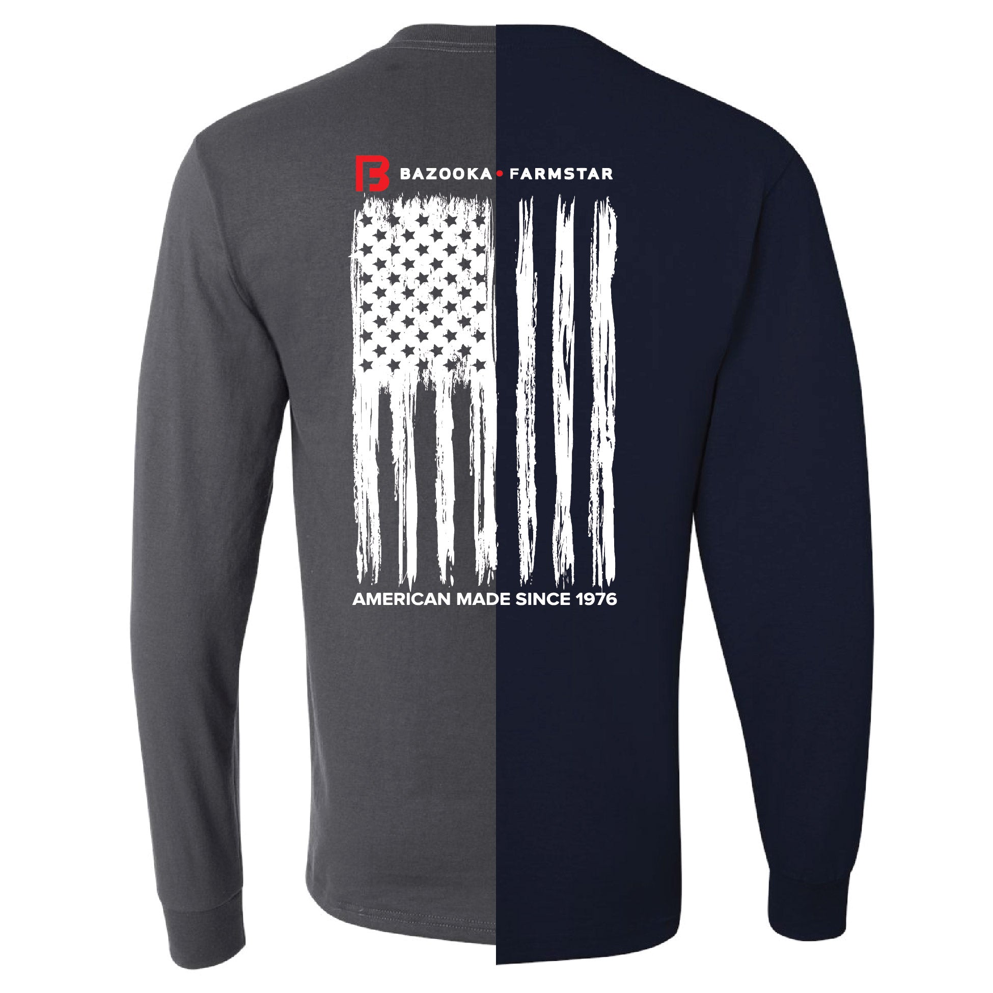 Bazooka Farmstar Longsleeve T-Shirt - 2-Color Design