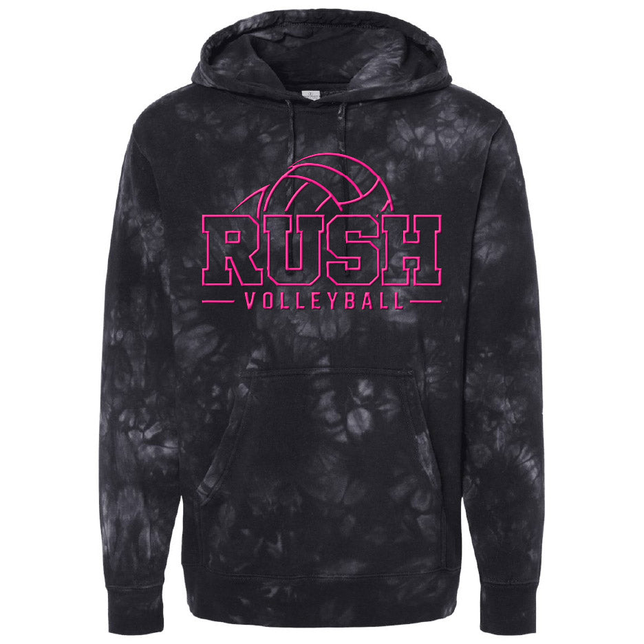 Rush VB 2027 Tie-Dye Hoodie