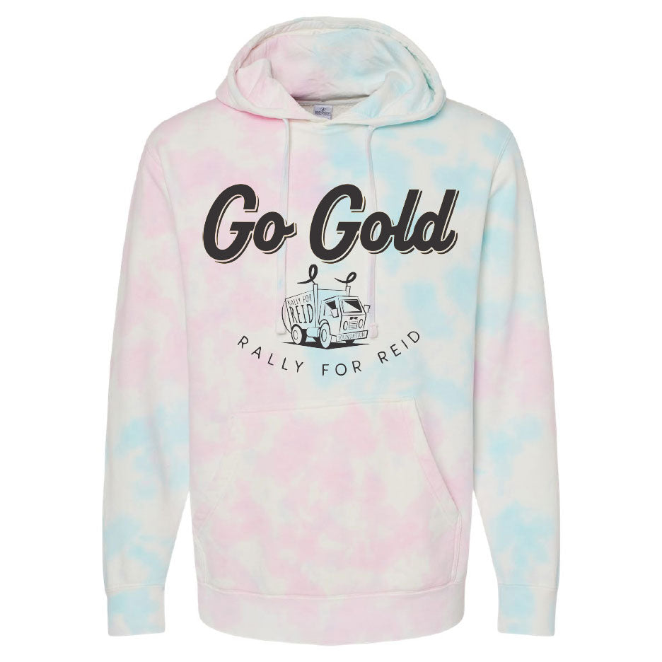 Go For Gold 2026 Tie-Dye Hooded Sweatshirt
