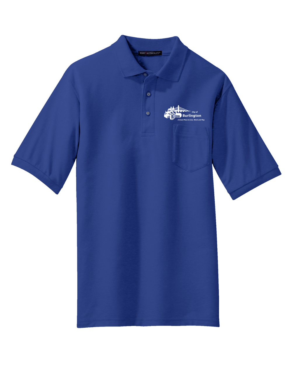 City of Burl Tall Pocket Polo