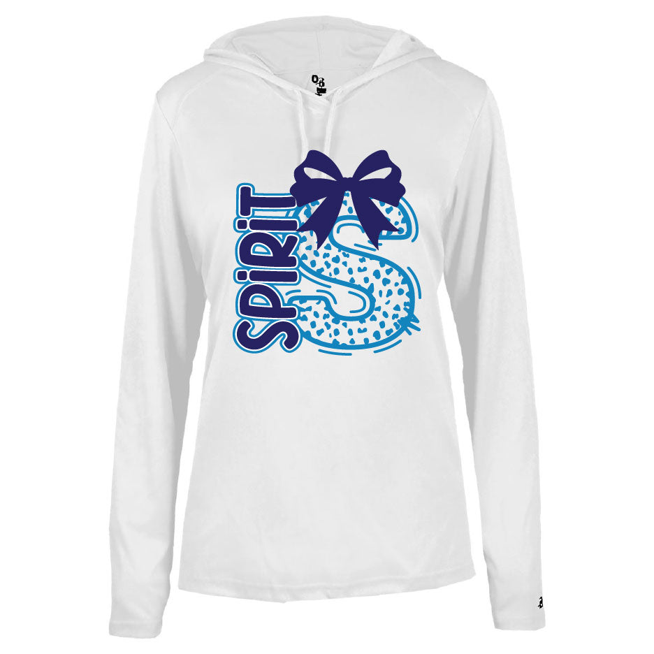 Spirit VB 2027 Ladies Lighweight Dryfit Hoodie