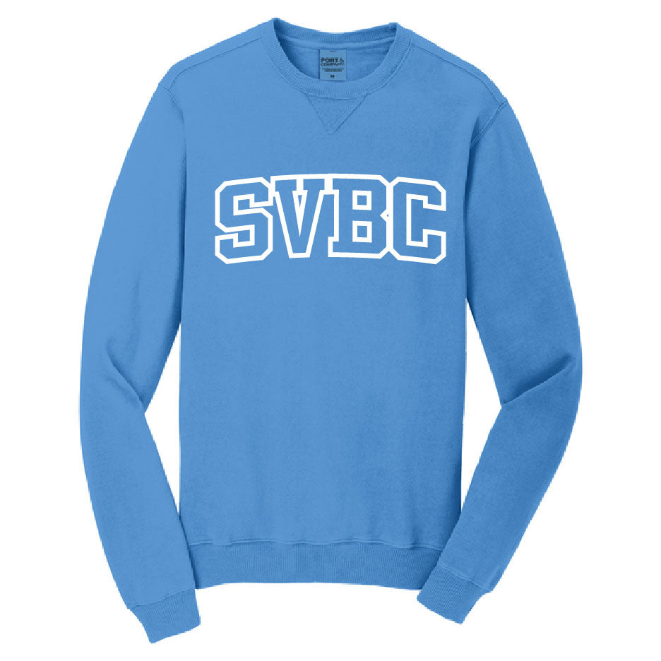 Spirit VB 2027 Emb SVBC Garment Dye Crew Sweatshirt