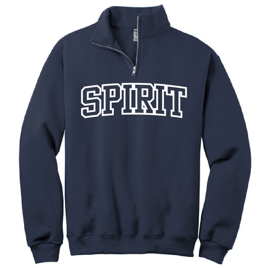 Spirit VB 2027 Emb Spirit 1/4 Zip Sweatshirt
