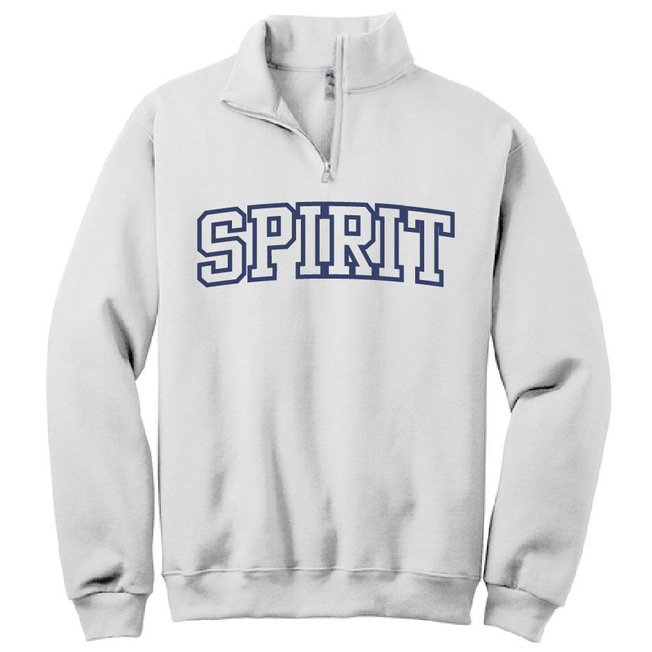 Spirit VB 2027 Emb Spirit 1/4 Zip Sweatshirt