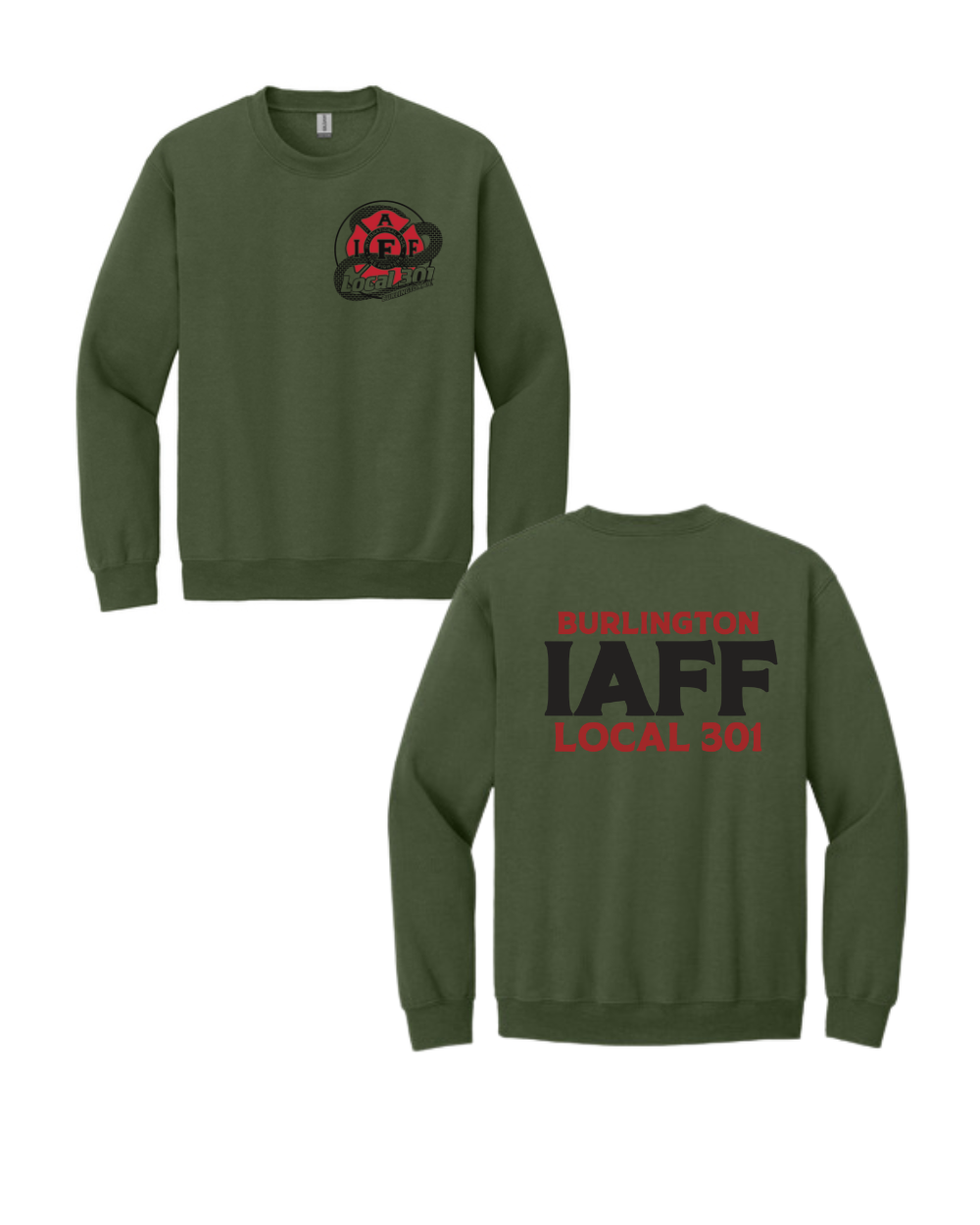 IAFF Local 301 Crew Sweatshirt